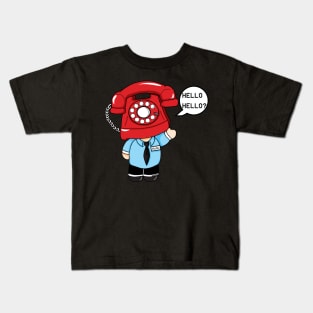 Hello Phone Guy Kids T-Shirt